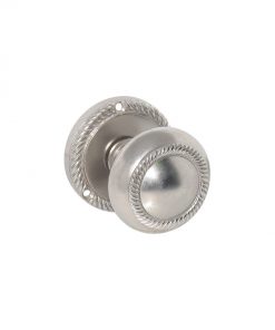 Eurobrass - EB1215 - Georgian knob handle on short plate (key)