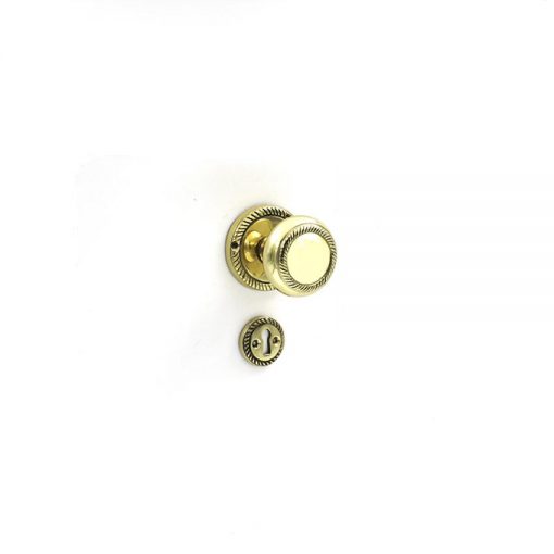 Euro Brass - EB0522 - Geogrian knob handle on rose