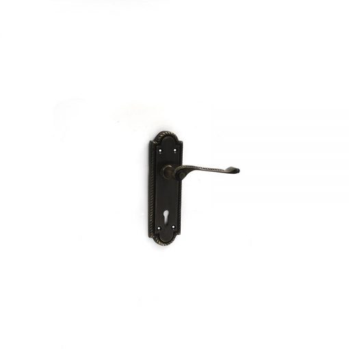 Euro Brass - EB1259 - Georgian lever handle on short plate (key)