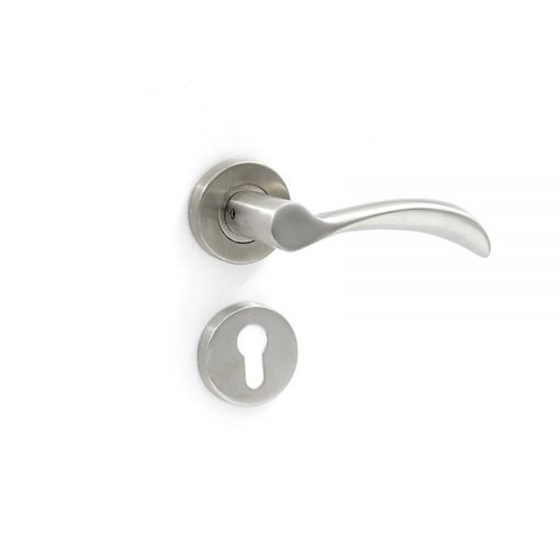 Euro Brass - EB1408 - SX2013 lever handle on rose (SS)