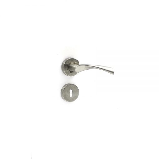 Euro Brass - EB1417 - Twister lever handle on rose (SS)