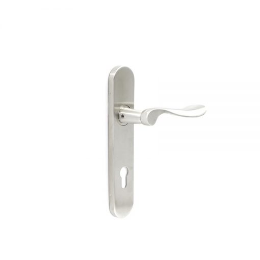 Euro Brass - EB1441 - LH016 lever handle on long plate (cyl)