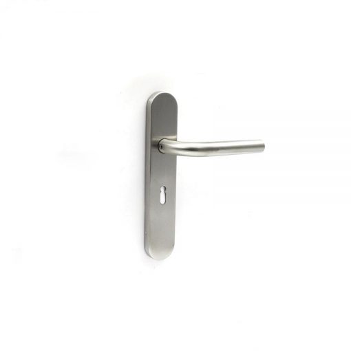Euro Brass - EB1450 - Straight lever handle on long plate (key)