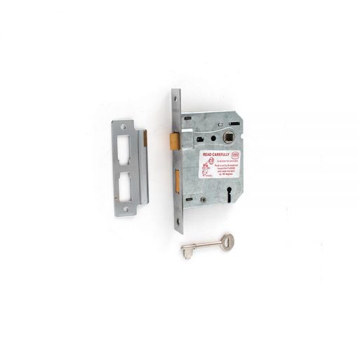 Euro Brass - EB2032 - Mortice 2 Lever sashlock nickel plated faceplate (SABS)