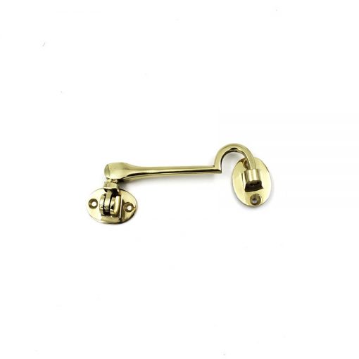 Euro Brass - EB3016 - Cabin Hook Rattle Proof 100mm brass