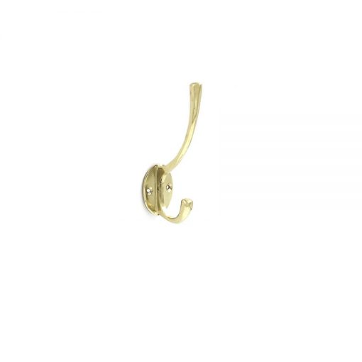 Euro Brass - EB3100 - Hat and Coat hook 125mm brass