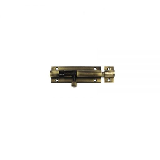 Euro Brass - EB5010 - H/Duty str bolt 100x32 Antique brass