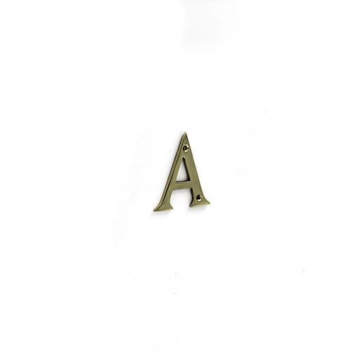 Euro Brass - EB8080 - Letter A 75mm Brass