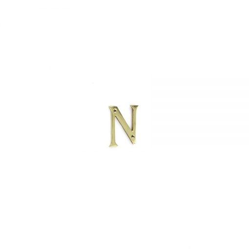 Euro Brass - EB8093 - Letter N 75mm Brass