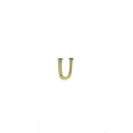 Euro Brass - EB8100 - Letter U 75mm Brass
