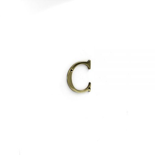 Euro Brass - EB8108 - Letter C 150mm Brass