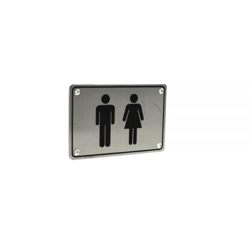 Euro Brass - EB8216 - Male & Female sign 150x100 S/Steel