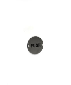 Eurobrass - EB8223 - Push sign 76mm S/Steel