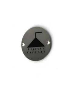 Eurobrass - EB8225 - Shower sign 76mm S/Steel
