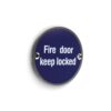 Eurobrass - EB8226 - Fire door sign 76mm S/Steel