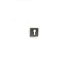Euro Brass - EB1580 - Escutcheon 50mm square clip-on in brushed s/steel (cyl)