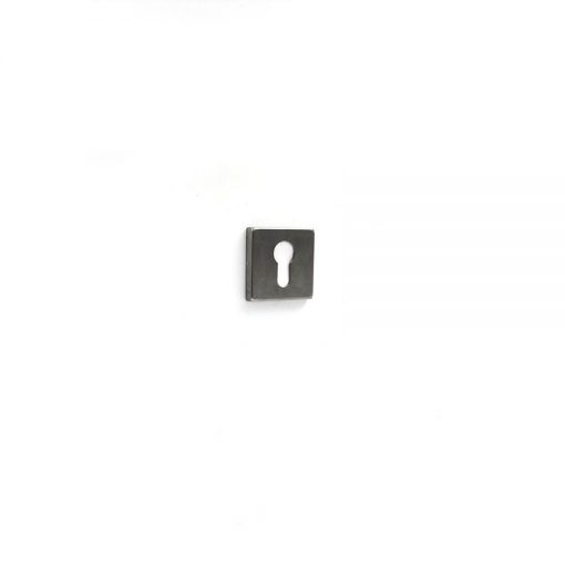 Euro Brass - EB1580 - Escutcheon 50mm square clip-on in brushed s/steel (cyl)