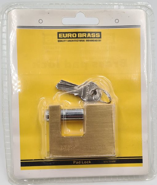 Euro Brass 50mm Bayonet Padlock