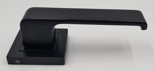 Pentagon RD07 Lever Handle on Rose 2 Lever SABS Lockset Matt Black - Image 2